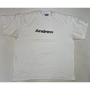 Andrew Miami Skateboard Graphic T-shirt Men XXL White Short Sleeve